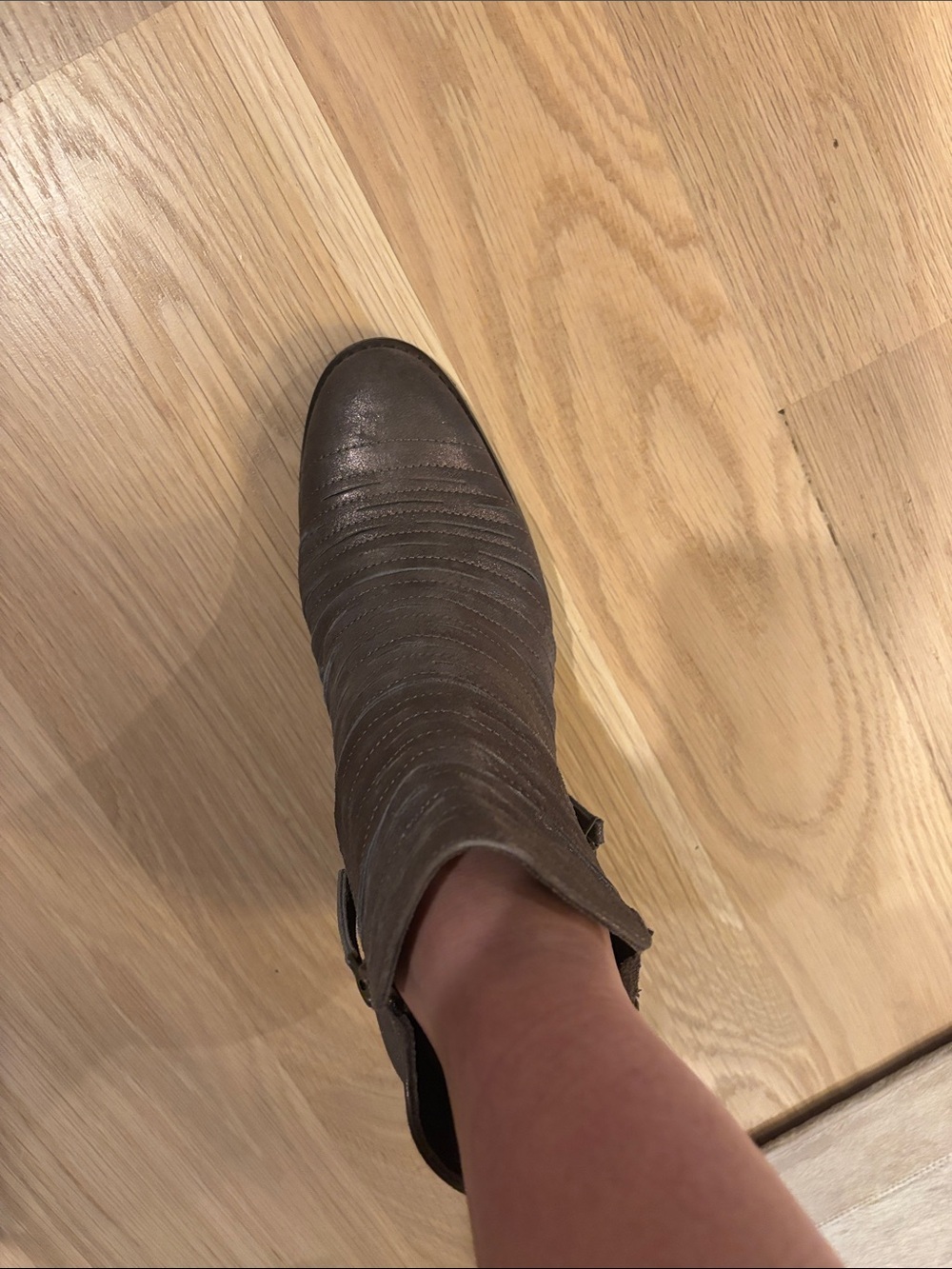 Paul Green Women's Gray Ankle Booties with Side Zip UK Size 5, US Size 8 - Picture 9 of 10